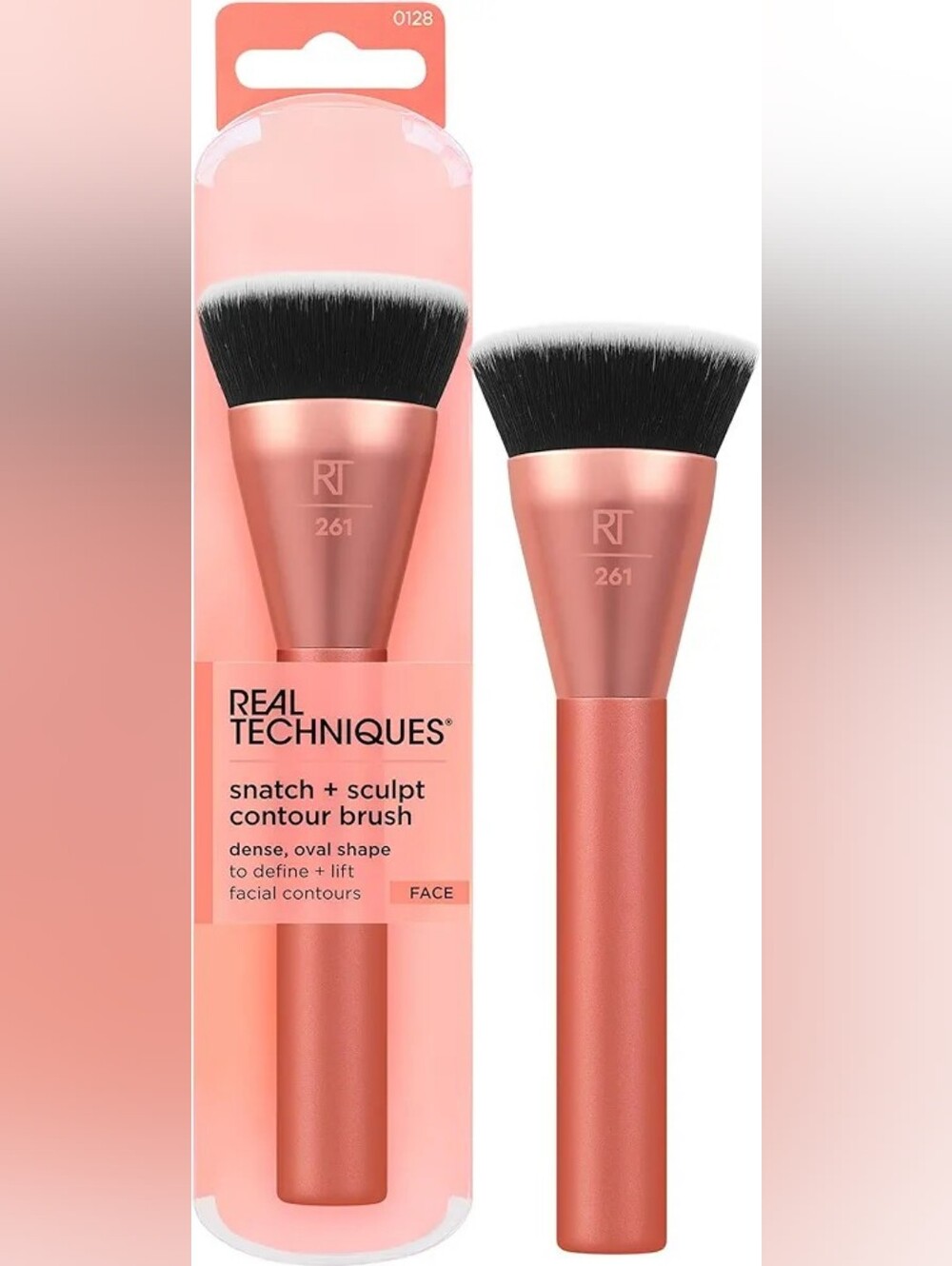 NWT Real Techniques Snatch + Sculpt Contour Makeup Brush #261 - Picture 8 of 10